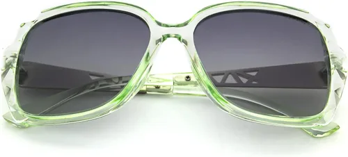 Vista 4 de LECKIRUT - Lentes de sol de gran tamaño para mujer lentes de sol clásicos y a la moda con protección UV polarizada