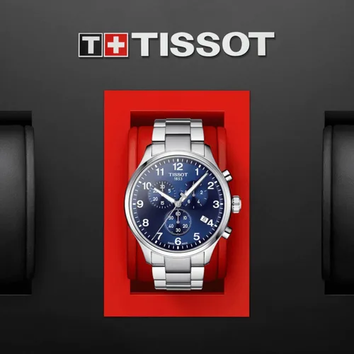 Vista 4 de Tissot Reloj casual Chrono XL de acero inoxidable para hombre