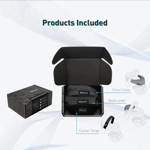 Vista 6 de VR Cover Juego de fundas para correa de cabeza para PlayStation VR2 (un juego)