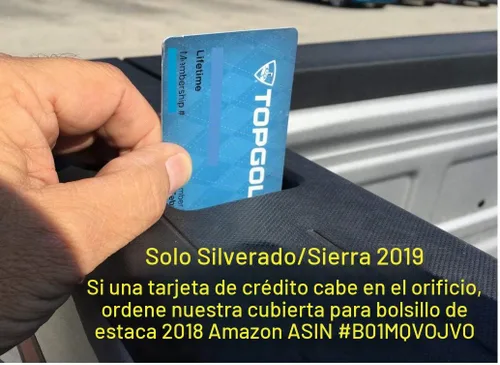 Vista 4 de Fundas de bolsillo para estacas para Silverado/Sierra 2019 y posteriores (Juego de 2) NO impresas en 3D