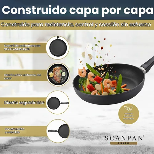 Vista 8 de Scanpan Sartén clásica de 10.25 pulgadas