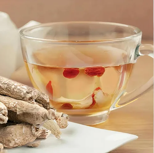 Vista 5 de 1 bolsa de rebanadas de ginseng americano de Wisconsin, Panax Ginseng. Aumenta la inmunidad corporal, la energía y la resistencia para hombres
