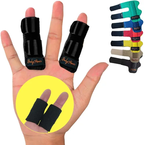 Vista 10 de BodyMoves - Férulas para dedos fracturados o para la rehabilitación posquirúrgicas y protectores para aliviar síntomas de artritis y dedos