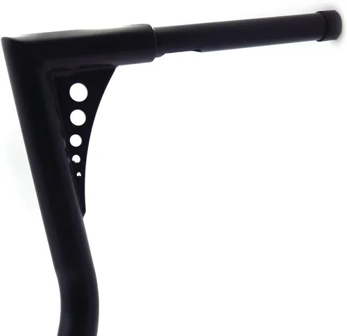 Vista 3 de HTTMT- US-TGHD-HB025-BK2-1-1/4" Ape Hanger Manillar de 12 pulgadas de altura compatible con Harley Touring con carenado Batwing