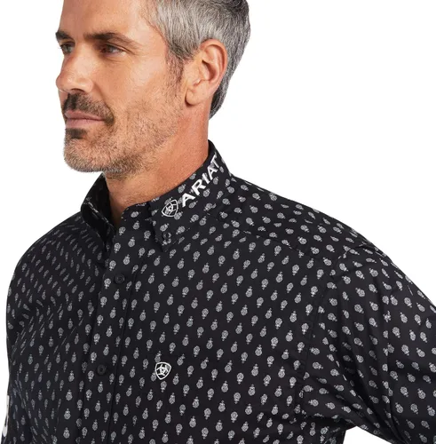 Vista 3 de ARIAT Team Raine Classic - Camisa de manga larga color negro