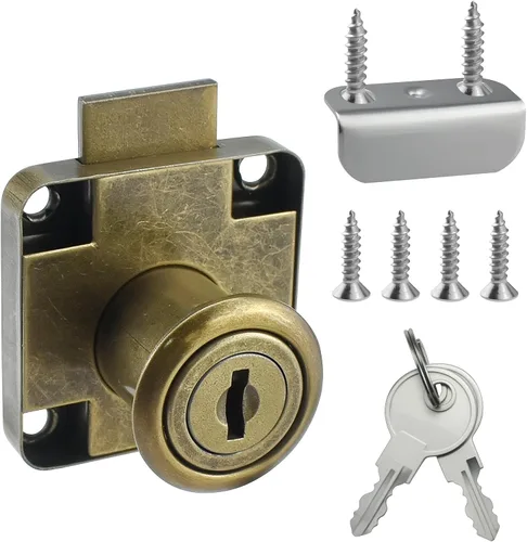 Vista 9 de SDTC Tech Kit de cerradura de cajón de escritorio y perforador de puerta, diámetro de apertura de 0.75 pulgadas / 0.748 in para paneles de puerta