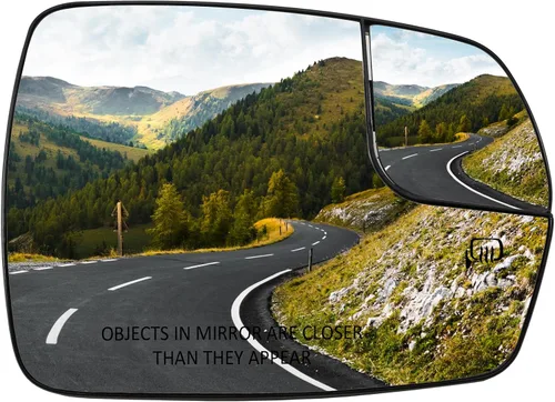 Vista 7 de Espejo lateral del conductor de repuesto para Ford Edge 2015, 2016, 2017, 2018, espejos de cristal – Espejo convexo, retrovisor lateral izquierdo