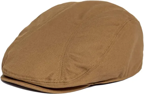 Vista 14 de BOTVELA Hombres Algodón Sarga Newsboy Flat Ivy Driving Hat Gorra ajustada