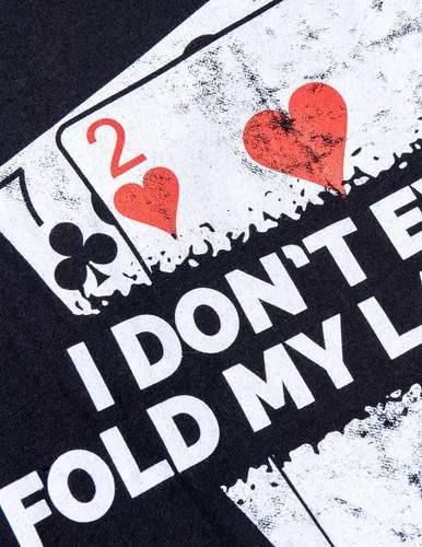 Vista 5 de Póker - I Don't Even Fold My Laundry Camiseta divertida de Texas Hold Em