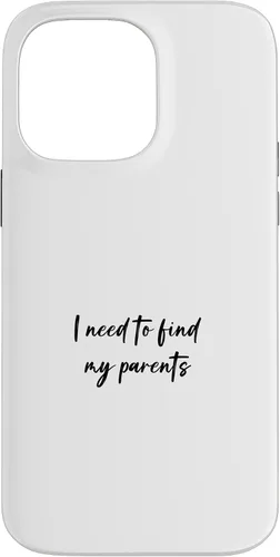 Vista 21 de iPhone 16 I need to find my parents Case