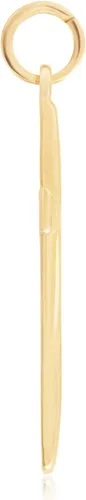 Vista 3 de Dijes religiosos de oro amarillo de 14 quilates para hombres y mujeres disponible en varios diseños