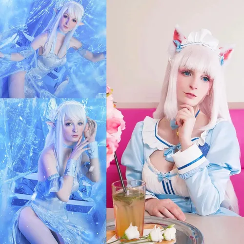 Vista 91 de anogol Vocaloid 32" 80 cm de largo recto de Cosplay peluca Pelucas Para Fiestas Halloween, Anaranjado