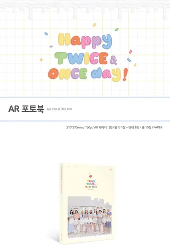 Vista 2 de JYP Ent. DOS VECES - ¡Feliz DOS VECES Y UNA VEZ! AR PHOTOBOOK (6º Aniversario)+Juego de tarjetas fotográficas extra