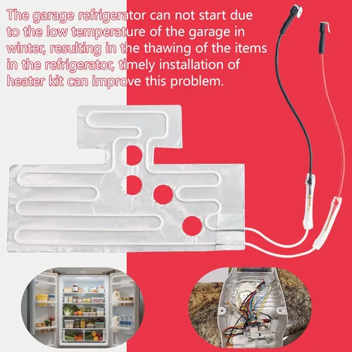 Vista 6 de 5303918301 Kit de calentador de garaje para refrigerador Frigidaire Kenmore, reemplaza PS900213 AP3722172 AH900213 Juego de calentador de garaje