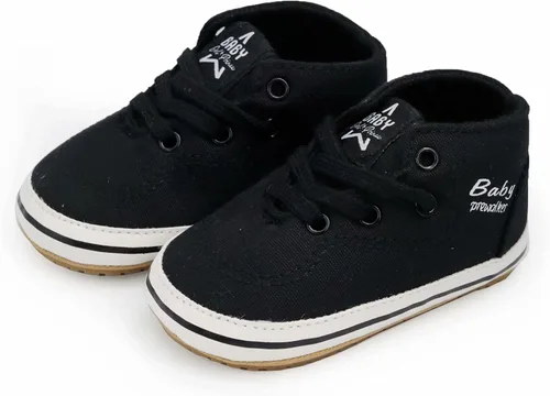 Vista 5 de GAISUMMI Unisex Baby Girls Boys Shoes Infant Canvas Sneakers Anti-Slip Rubber Sole Newborn Crib Shoes Toddler Outdoor Athletic First Walkers