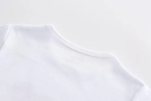 Vista 6 de Kiddiezoom Body unisex de manga corta para bebé, paquete de 5