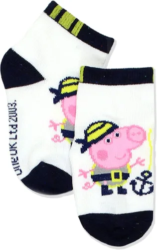 Vista 5 de Peppa Pig George - Juego de 6 calcetines para niños pequeños