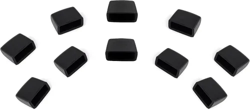 Vista 3 de ALOANES 10 PC Tapas Terminales de ABS para Rieles de Enchufes de Plástico ABS - Tapas de Repuesto del Organizador de Rieles de Plástico ABS Aloanes