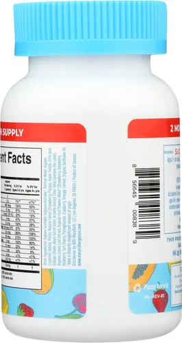 Vista 4 de MaryRuth Organics Vitaminas para niños Multi Sin azúcar Suministro para 2 meses Gomitas multivitamínicas para niños de 2 años en adelante