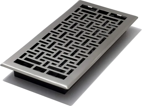 Vista 70 de Decor Grates Registro de suelo oriental AJH212-RB, 2 x 12 pulgadas, acabado de bronce frotado