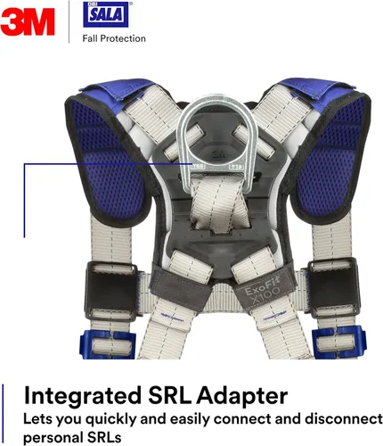 Vista 4 de 3M DBI-SALA ExoFit X100 Comfort Construction Positioning Safety Harness