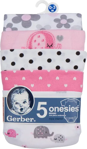 Vista 2 de GERBER Baby 5 Pack Onesies