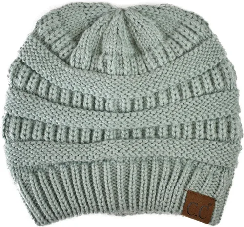 Vista 637 de C.C Trendy Warm Chunky Soft Stretch Cable Knit Beanie
