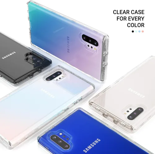 Vista 7 de ULAK Compatible con Samsung Note 10 Plus 5G, resistente a los golpes, resistente, transparente, suave, TPU funda protectora para Samsung Galaxy Note