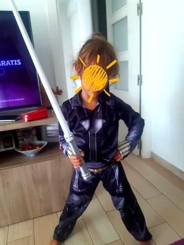 Vista 5 de Black Widow Morden Future Game Overol para niños y niñas disfraz clásico de Halloween para cosplay