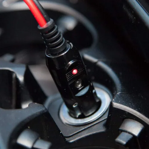Vista 4 de [1 PAQUETE] Enchufe Macho de Encendedor de Cigarrillos de Repuesto de 12 Voltios con Cables - Adaptador de Coche Kit de Cargador de Batería DC