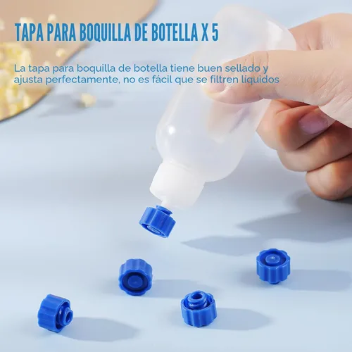 Vista 3 de Botella de pegamento de 30 ml con aplicador de punta de precisión, botella de aguja con punta de 14 ga, 16 ga, 18 ga, 20 ga, 25 ga, aplicador