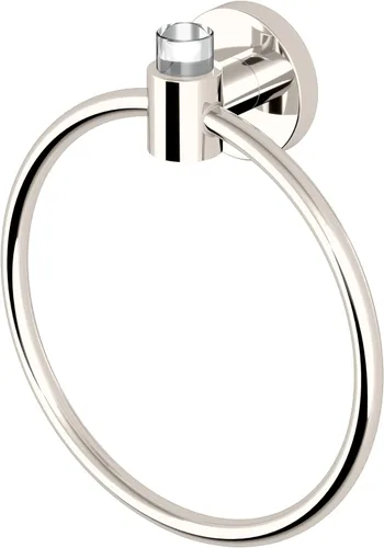 Vista 16 de Gatco 5712 Clarion - Toallero de mano montado en la pared para tocador de baño, accesorio de accesorios de baño acrílico y cromado