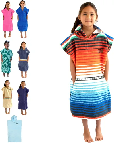 Vista 8 de COR Surf Poncho Toalla Cambiador Bata con Capucha y Bolsillo Frontal para Niños, También Funciona como Toalla de Playa y Manta - Kailua Knightrider