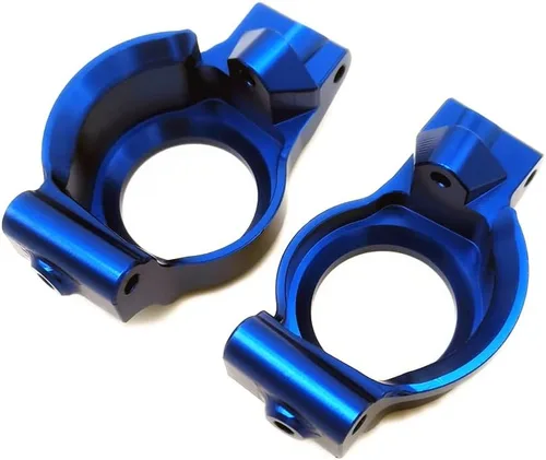 Vista 3 de 1/5 6S & 8S RC Car 77076 – 4 aleación frontal de aluminio C Hub C-Hub – 1PR Replace de 7732 Azul