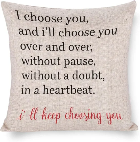 Vista 10 de Valentine Pillow Cases for Home Decor I Just Really Really Love You Throw Pillow Cover with Zipper Farmhouse Cushion Cover Cases 16"x16" Romantic