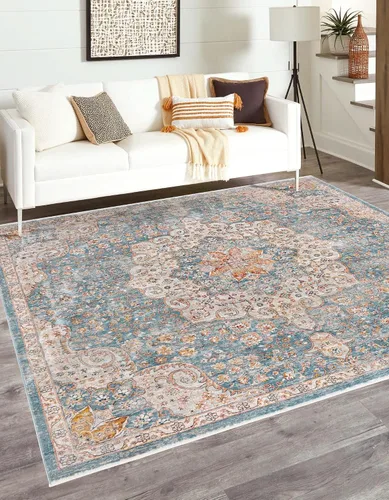 Vista 35 de Unique Loom Newport Collection - Alfombra de área con olmos (2' x 3' 11" gris/marfil)