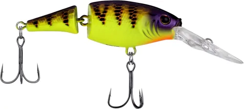 Vista 37 de Berkley Flicker Shad Jointed Fishing Hard Bait Negro plateado