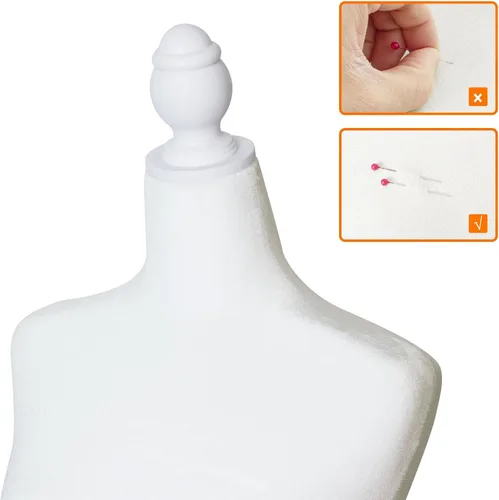 Vista 4 de Cuerpo de maniquí femenino, talla grande 10-12, vestido de maniquí femenino, altura ajustable, 61-67 pulgadas, cuerpo de maniquí con soporte