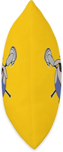 Vista 2 de Funny Goat Lacrosse Merch Funny Goat Lacrosse - Almohada de lacrosse, 16 x 16 pulgadas, multicolor