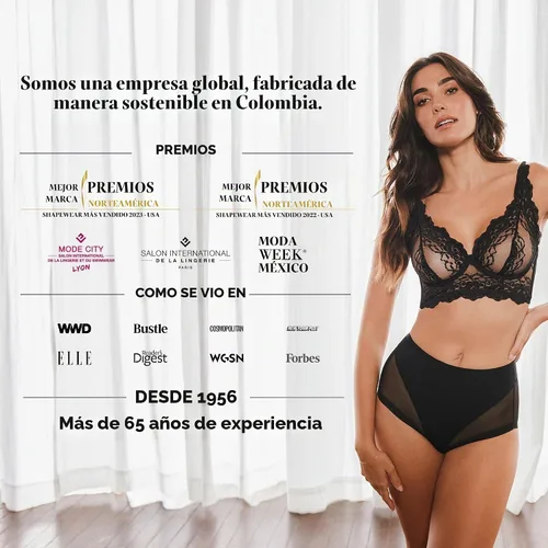 Vista 6 de Leonisa Multi-Funcional – Brasier Corrector de Postura, Sin Aro, Cierre Frontal para Mujeres, Cobertura Completa 801 - Beige dorado
