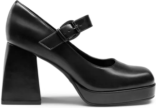 Vista 3 de DREAM PAIRS Women's High Chunky Platform Closed Toe Mary Jane Block Heels Square Toe Strappy Dress Wedding Party Pumps Shoes