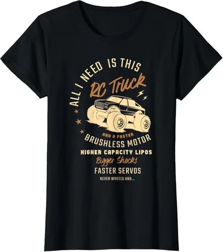 Vista 41 de Todo lo que necesito es este camión RC y una camiseta sin escobillas más rápida RC Motor Negro