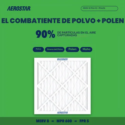 Vista 3 de Aerostar - Filtro de aire plisado (2 unidades)