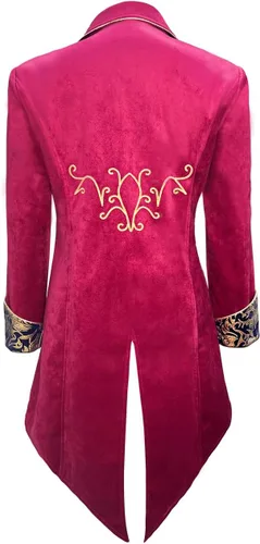 Vista 2 de Chaqueta steampunk vintage para hombre, estilo gótico, victoriano, uniforme
