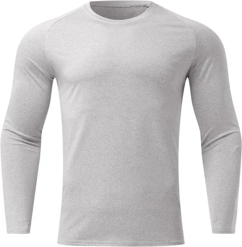 Vista 57 de Camisas de compresión atléticas de manga larga para hombre, capa base, camisa de entrenamiento atlético, camisas de compresión, camisetas deportivas