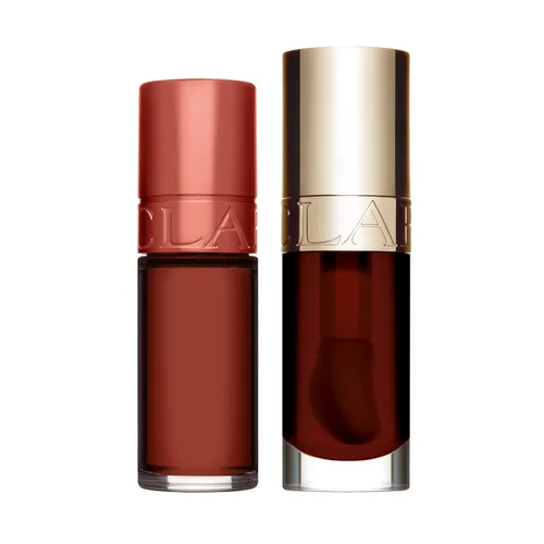Vista 14 de Clarins Lip Comfort Oil Aceite labial hidratante, nutritivo y humectante Acabado ligero, alto brillo Calma, conforta y protege los labios