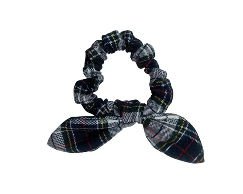 Vista 22 de Back to School/Uniform Plaid Scrunchie bunny ear Bowknot/School Uniform Plaid/Ponytail Bow Scrunchie/Plaid Accessories (Plaid 42-Bernards)