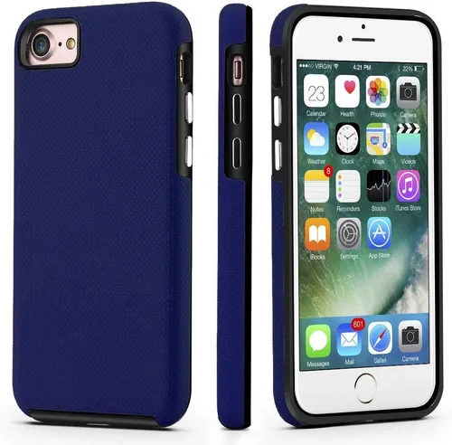 Vista 11 de Funda para iPhone 5/5s/SE, funda Dual Guard resistente al impacto y a rasguños con protección contra caídas Celebre para iPhone 5/5S/SE