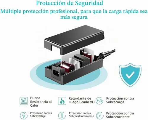 Vista 6 de UpBright Adaptador CA/CC de 19 V compatible con Asus ADP-40KD BB ADP-40KDBB ADP40KD BB ADP40KDBB Delta Electronics Acer 19 V 2.1 A 19VDC 2.1A 40W