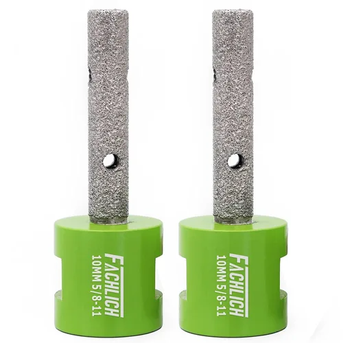 Vista 9 de Broca de fresado de biselado de diamante - Broca de cono de azulejos Biselado 4/5" vástago hexagonal 20MM Granito Agujeros de ampliación de mármol